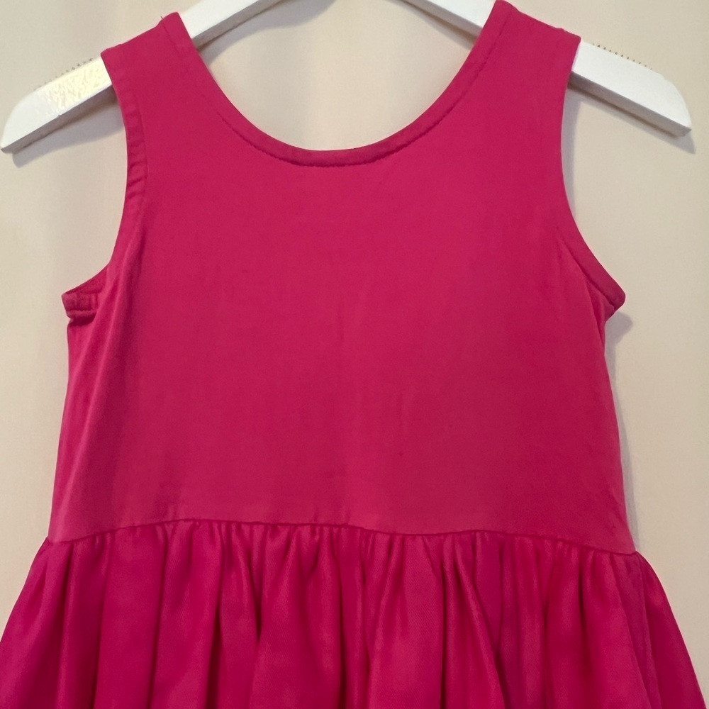 BOGO FREE Hanna Andersson pink tulle dress size 130cm US 8 - Picture 5 of 7